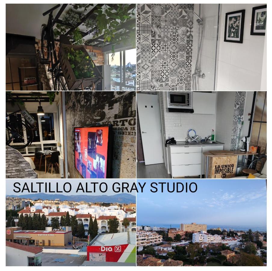 Saltillo Alto Gray Studio. Vistas Al Mar Y Piscina Torremolinos Dış mekan fotoğraf