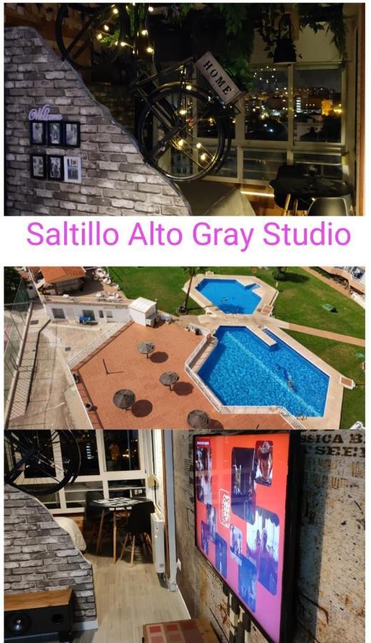 Saltillo Alto Gray Studio. Vistas Al Mar Y Piscina Torremolinos Dış mekan fotoğraf